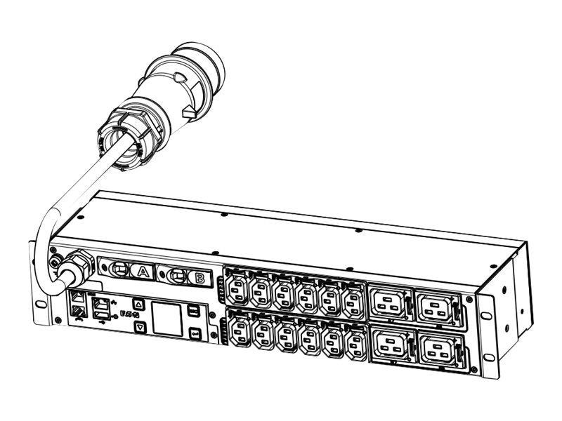 Eaton ePDU G3 Metered Input - Power distribution unit (rack-mountable) - AC 230 V - 3-phase - Ethernet 10/100, RS-232 - input: IEC 60309 32A - output