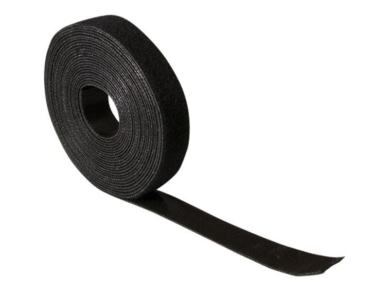 Logilink Kabelbinder mit Klettverschluss schw. 2cm x 10m