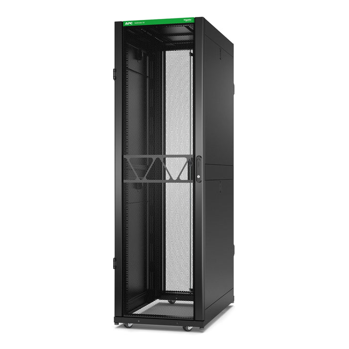 APC NetShelter SX Gen 2 - Rack cabinet - 1991H x 600W x 1070D mm, with sides - floor-standing - black - 42U - 19" - TAA Compliant - for P/N: SMT1000RM