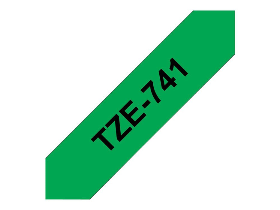 TZE-741 LAMINATED TAPE 18MM 8M