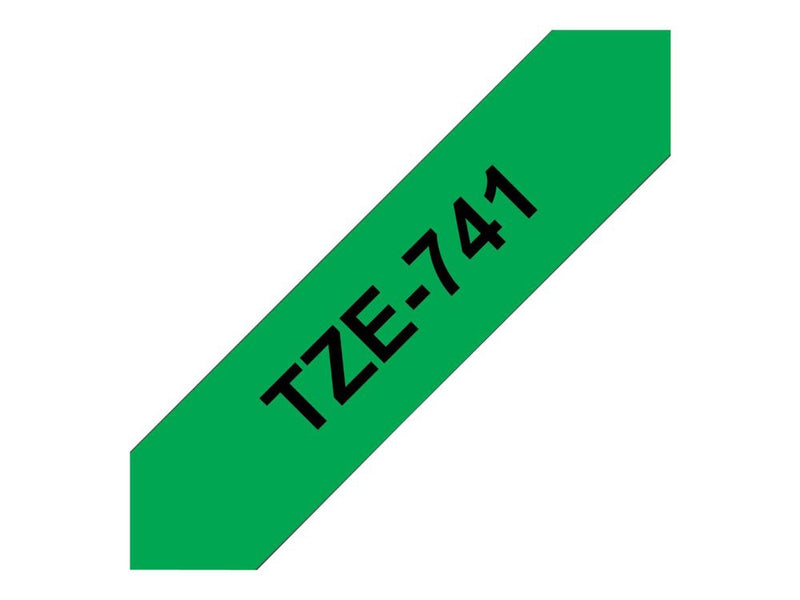 TZE-741 LAMINATED TAPE 18MM 8M