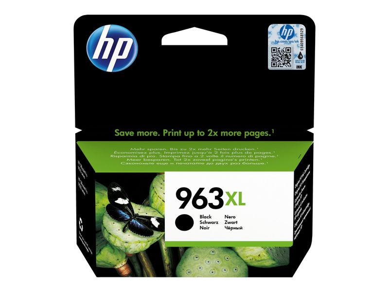 HP 963XL - Hohe Ergiebigkeit - Schwarz - Original - Tintenpatrone