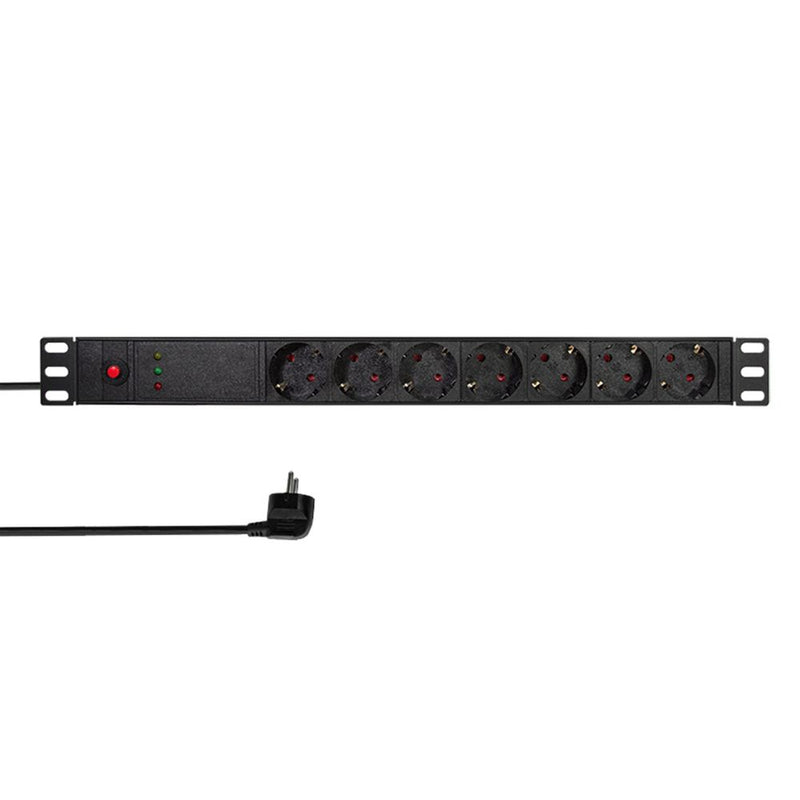 Logilink 19 PDU 7 x CEE 7/3 socket with line filter & overload protection