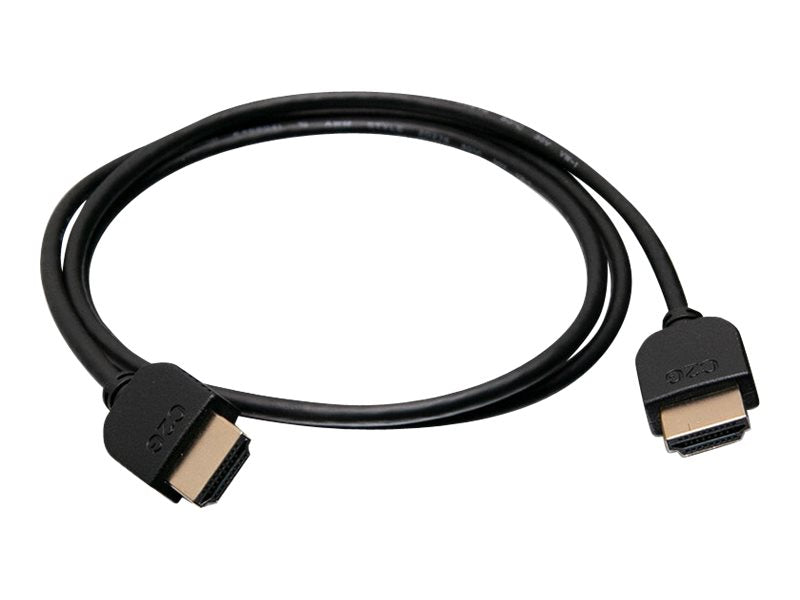 C2G 2ft 4K HDMI Cable - Ultra Flexible Cable with Low Profile Connectors - HDMI cable - 61 cm