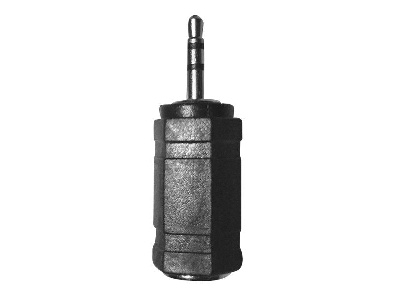 Logilink Audio adapter, 2.5 mm 3-pin/M to 3.5 mm 3-pin/F, black