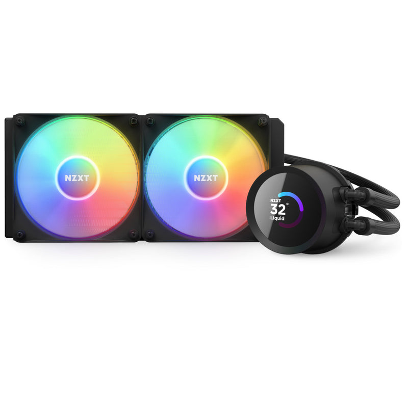 K NZXT Kraken 240 RGB - Prozessor-Flüssigkeitskühlsystem - (für: LGA115x Socket, LGA1200, LGA1700, AM4, AM5, sTRX4, TR4)