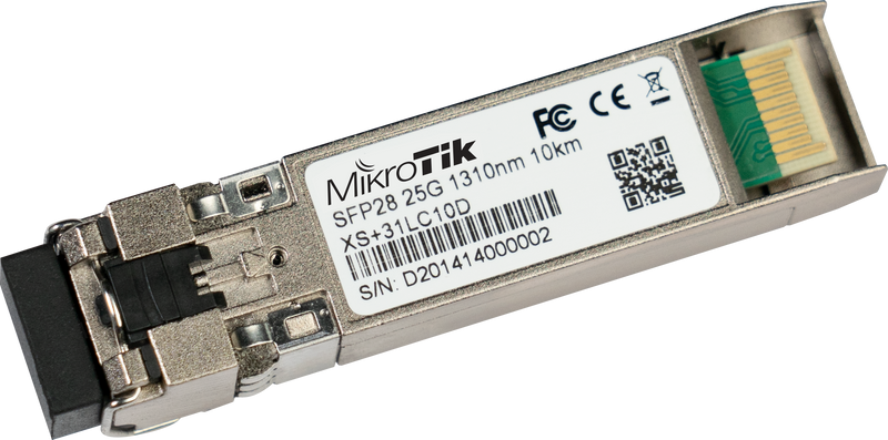 Mikrotik XS+31LC10D network transceiver module Fiber optic 25000 Mbit/s SFP28 1310 nm