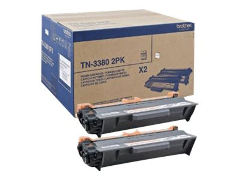 Brother Toner TN-3380 Doppelpack (ca. 2x 8000 Seiten)