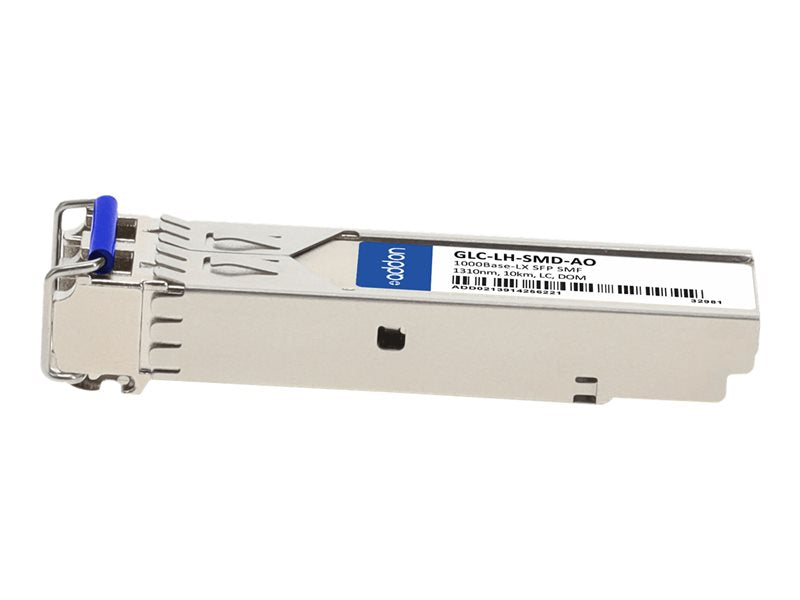 AddOn Cisco GLC-LH-SMD Compatible SFP Transceiver - SFP (mini-GBIC) transceiver module - 1GbE - 1000Base-LX - LC single-mode - up to 10 km - 1310 nm -