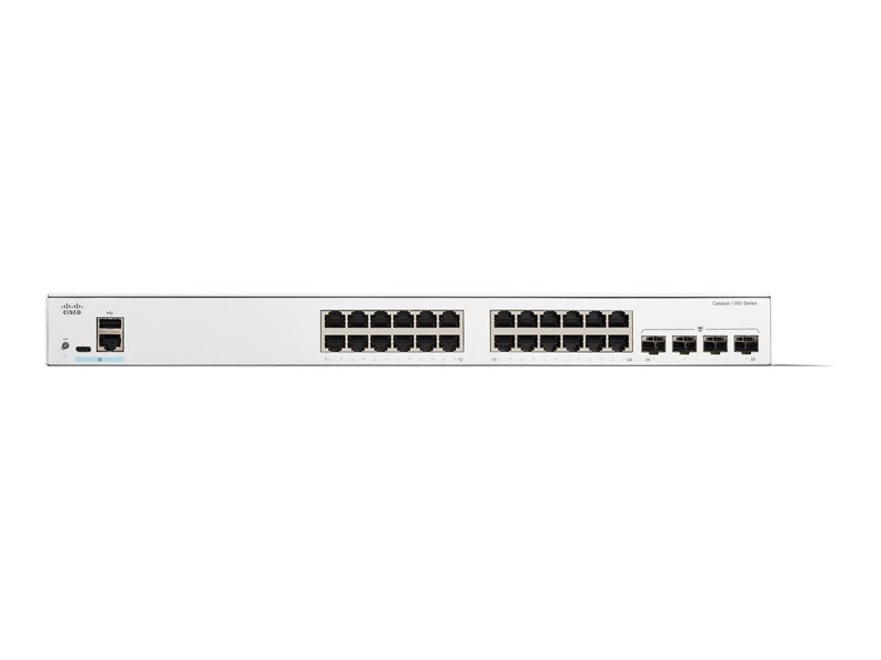 Catalyst 1300 24-port GE, 4x1G SFP