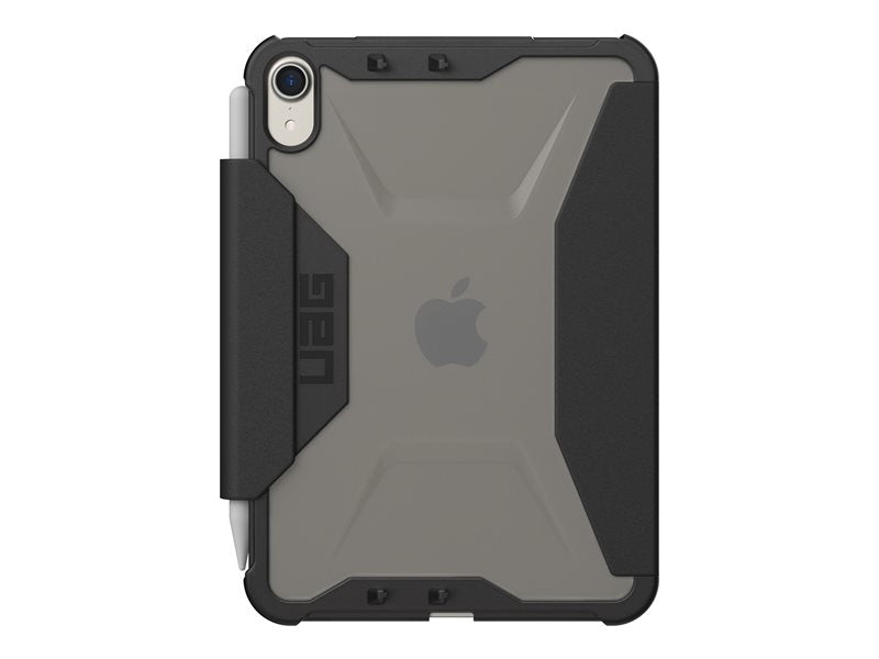 UAG Rugged Case for iPad Mini (6th Gen, 2021) [8.3-inch] - Plyo Black/Ice - Flip cover for tablet - black, ice - 8.3" - for Apple iPad mini (6th gener