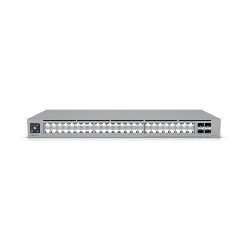 Ubiquiti USW-Pro-Max-24-PoE UniFi 24 port multi-gigabit PoE++ switch, with layer3 features and etherlighting