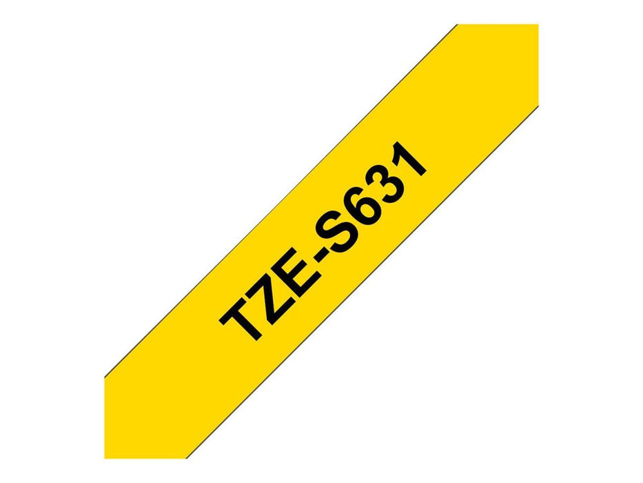 TZE-S631 LAMINATED TAPE 12MM 8M