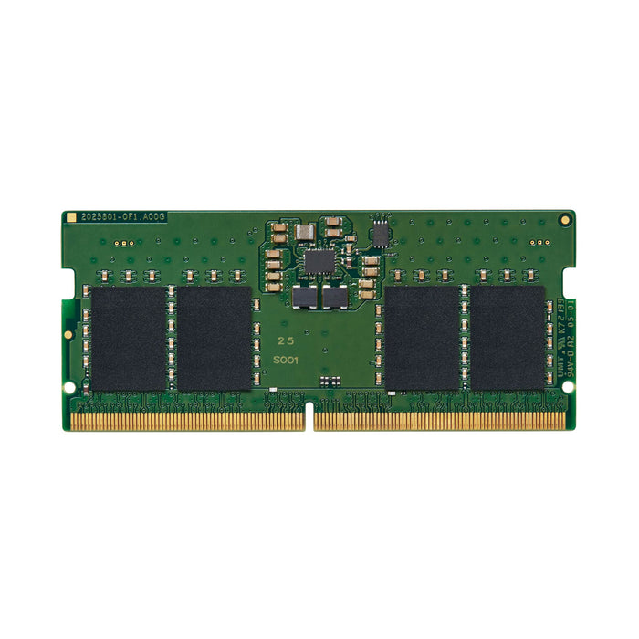 Kingston - DDR5 - module - 8 GB - SO-DIMM 262-pin - 5600 MT/s / PC5-44800 - CL46 - 1.1 V - unbuffered - ECC