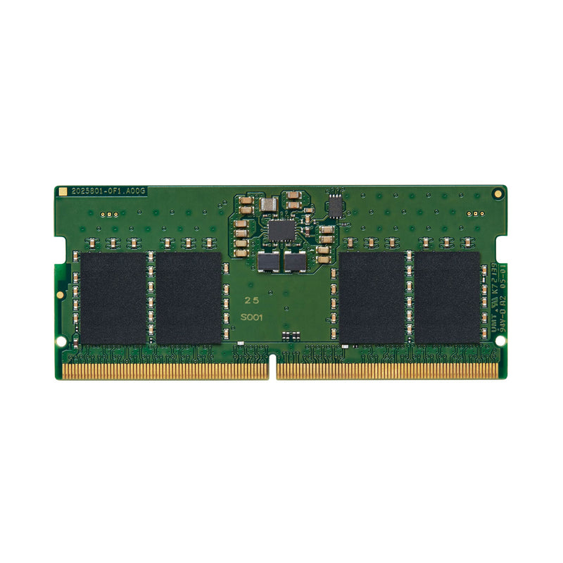 Kingston - DDR5 - module - 8 GB - SO-DIMM 262-pin - 5600 MT/s / PC5-44800 - CL46 - 1.1 V - unbuffered - ECC