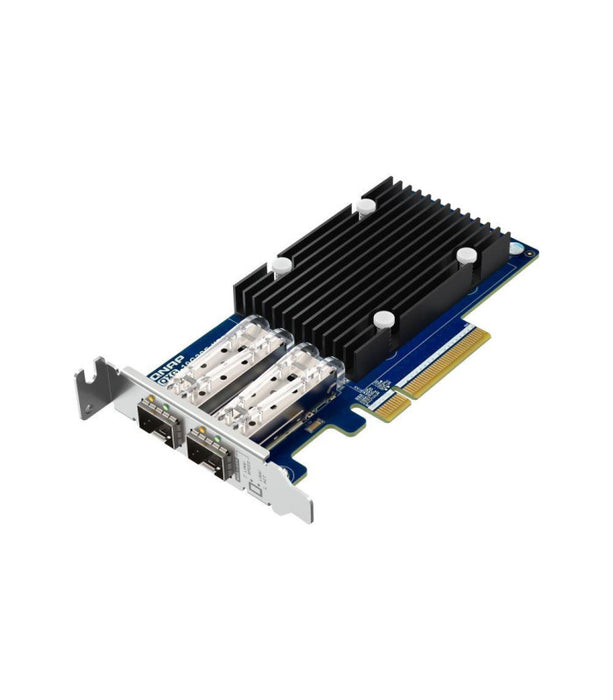 QNAP QXG-10G2SF-X710 - Network adapter - PCIe 3.0 x8 low profile - 10 Gigabit SFP+ x 2 - for P/N: SFP1G-SX-85