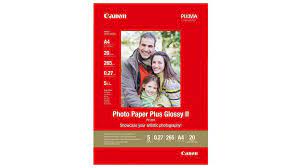 Canon Photo Paper Plus II PP-201 - Glossy photo paper - A4 (210 x 297 mm) - 260 g/m2 - 20 sheet(s)