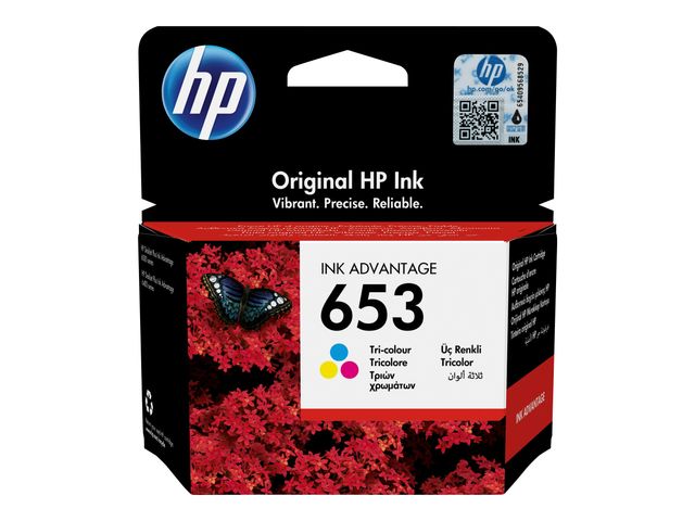 HP 653 1 pc(s) Original Standard Yield Cyan, Magenta, Yellow