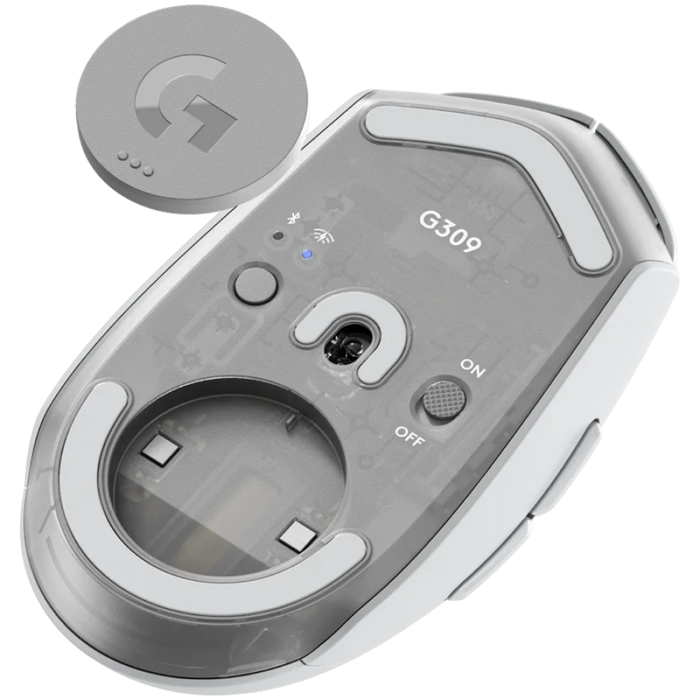 Logitech G 910-007207 mouse Gaming Right-hand RF Wireless + Bluetooth Optical 2560 DPI