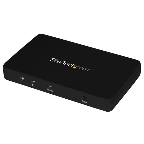 StarTech.com HDMI Splitter 1 In 2 Out Ã¢â‚¬" 4k 30Hz Ã¢â‚¬" 2 Port Ã¢â‚¬" Aluminum Ã¢â‚¬" HDMI Multi Port Ã¢â‚¬" HDMI Audio Splitter - to 30 Hz - 3840 Ã— 2160 - 1 x HDMI In - 2 x HDMI Out