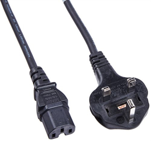 Cisco - Power cable - IEC 60320 C15 to BS 1363 (M) - AC 250 V - 2.44 m - United Kingdom - for Catalyst 3850-24, 3850-48, 9200, 9300
