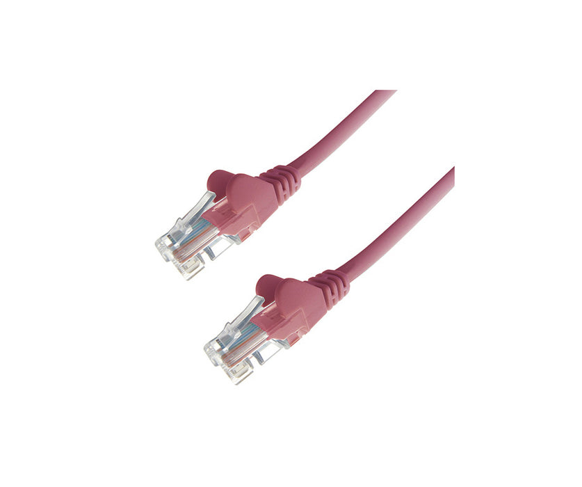 1M PINK RJ45 CAT5E UTP