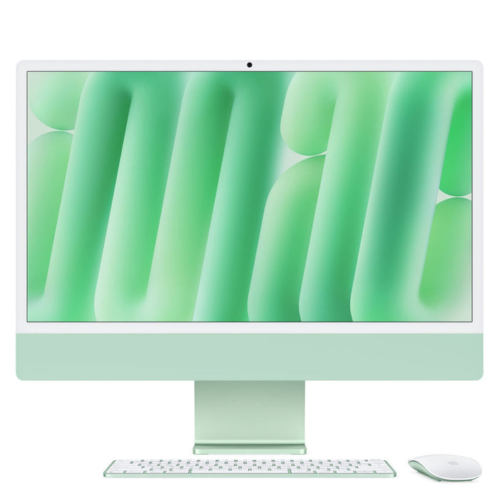 Allinone 24inch iMac with Retina 4.5K Display M4 chip with 10-Core CPU and 10-Core GPU 16GB RAM 256GB SSD Green Z1EM