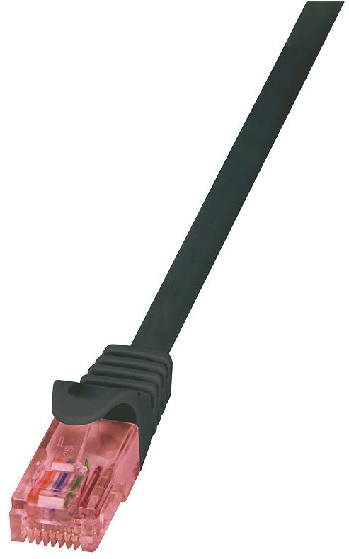 Patch Cable Cat.6 U/UTP BC black,5,00m PrimeLine