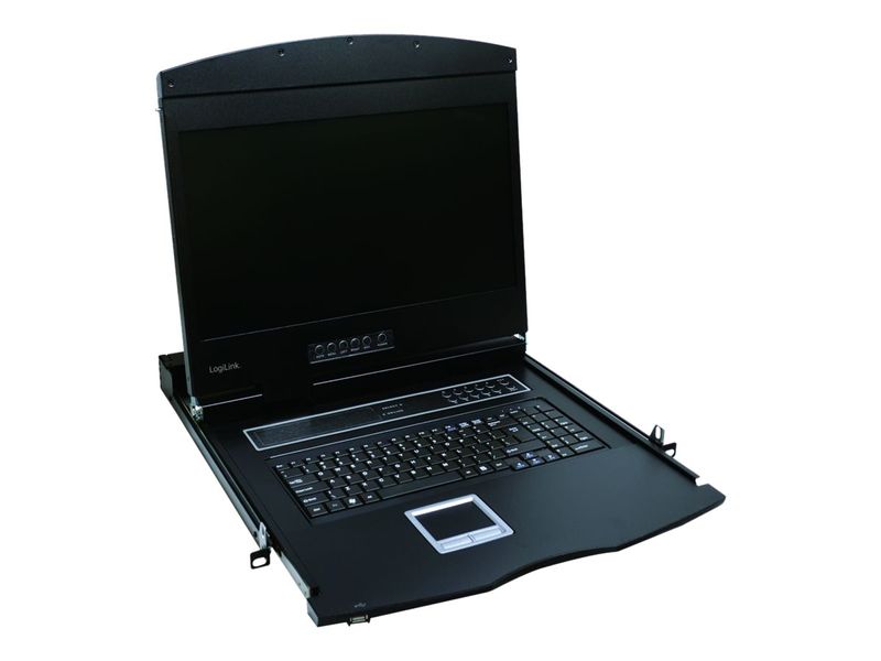 KVM Console with 19 LCD Screen, VGA, US keyboard layout