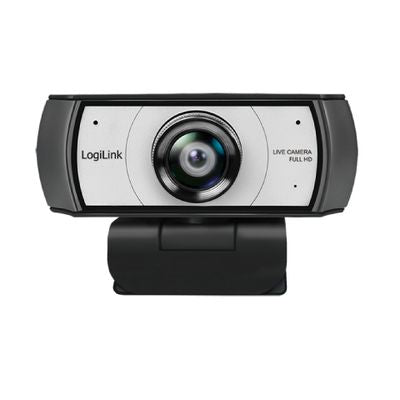 Logilink Webcam 1080p FHD Webcam + Dual-Mikro 120° manu Fok.