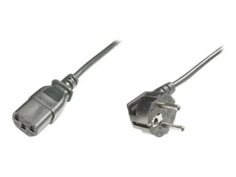 DIGITUS Netzkabel,1,8m, schwarz