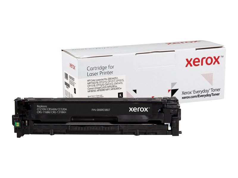 Xerox Everyday Toner 006R03807 Schwarz alternativ zu HP Toner 131X / 125A / 128A CF210X / CB540A / CE320A