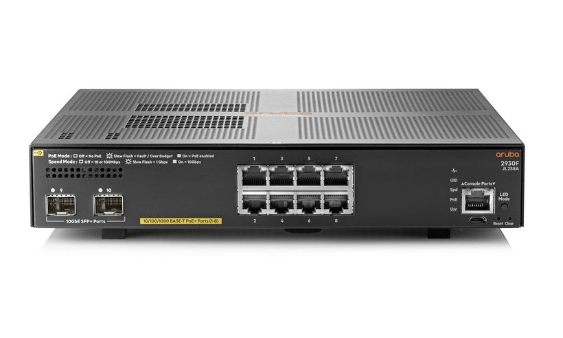 ARUBA 2930F 8G POE+ 2SFP