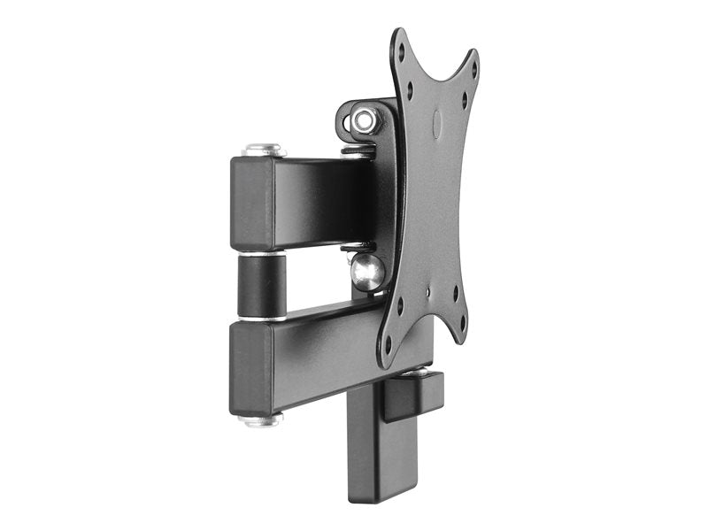 Vision VFM-WA1X1B - Mounting kit (wall arm) - for Monitor - cold-rolled steel - black - screen size: 13"-27"