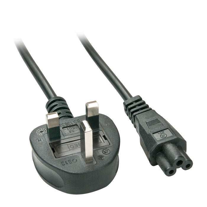 2M MAINS POWER CABLE UK 3 PIN