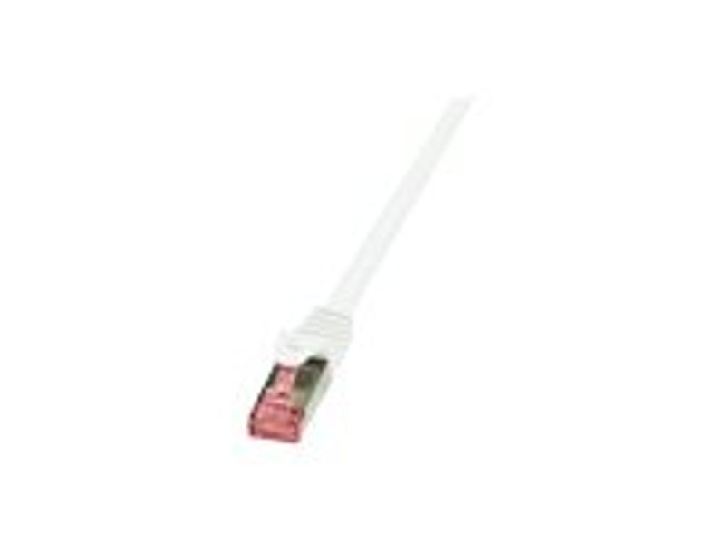 Logilink Patchkabel CAT6 S/FTP AWG27 PIMF 0,25m weiß