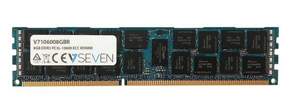 V7 RAM Module - 8 GB - DDR3 SDRAM - 1333 MHz DDR3-1333/PC3-10600 - ECC - Buffered - CL9 - 240-pin - DIMM
