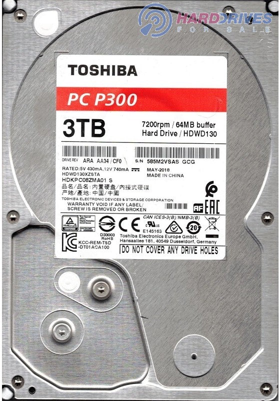 Toshiba PC P300 3TB HDD