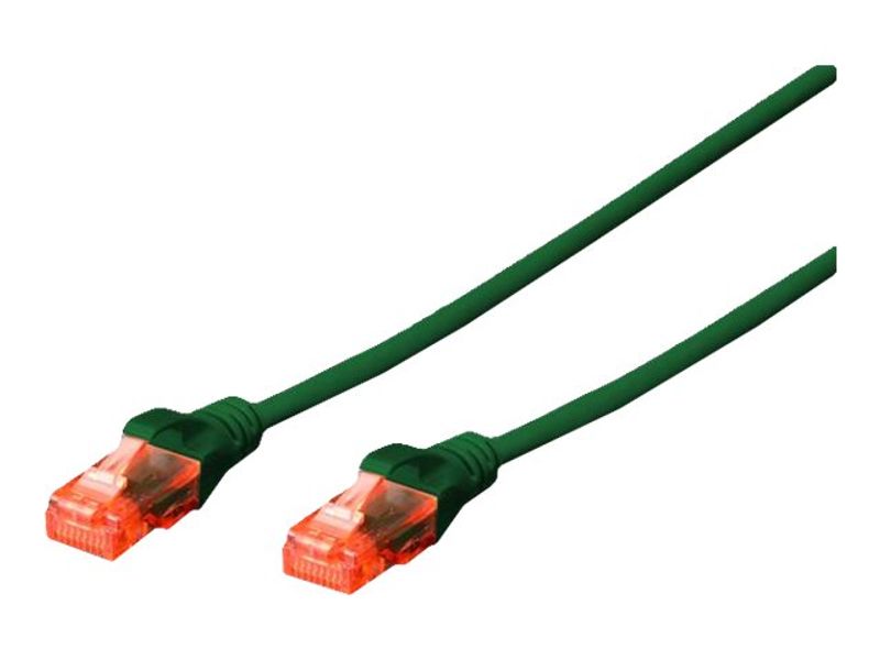 DIGITUS Patchkabel Cat6 S/FTP 2xRJ45 3.0m grün Hebelschutz