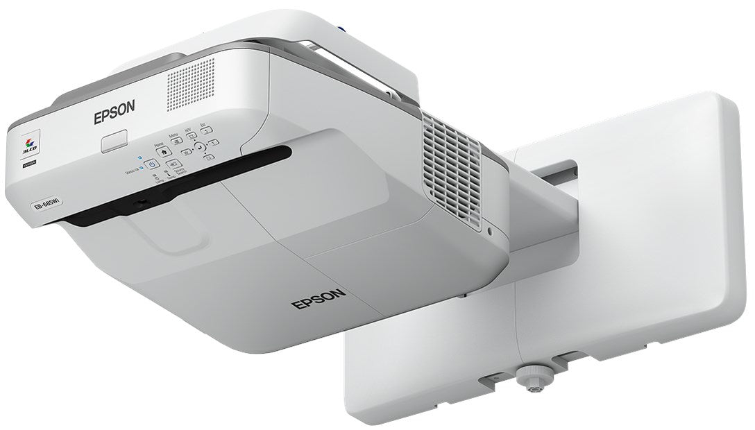 Epson EB-695Wi - 3LCD projector - 3500 lumens (white) - 3500 lumens (colour) - WXGA (1280 x 800) - 16:10 - 720p - LAN