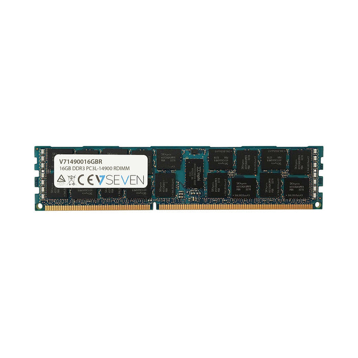 V7 RAM Module - 16 GB - DDR3-1866/PC3-14900 DDR3 SDRAM - 1866 MHz - ECC - Registered - 240-pin - DIMM - 10 Year Warranty