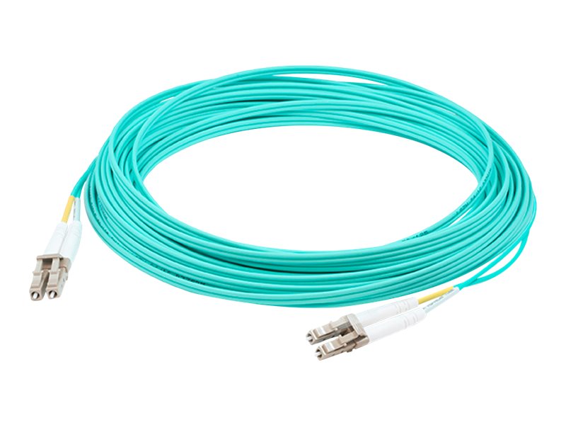 AddOn - Patch cable - LC/PC multi-mode (M) to LC/PC multi-mode (M) - 3 m - fibre optic - duplex - 50 / 125 micron - OM4 - halogen-free - aqua