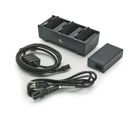 3-SLOT BATT CHARGER PSU+EU CORD