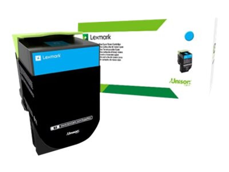 Lexmark Toner 70C2HCE Cyan bis zu 3.000 Seiten