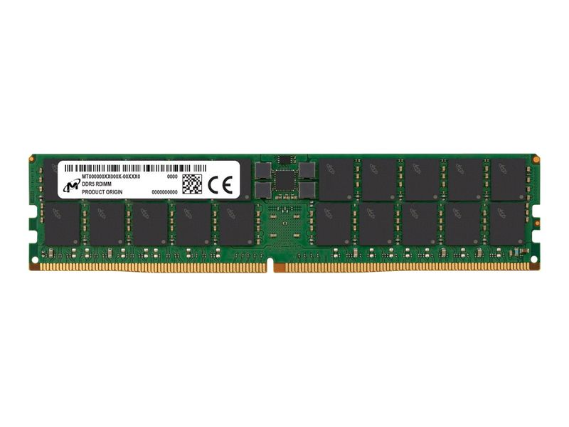 Micron - DDR5 - module - 64 GB - DIMM 288-pin - 4800 MHz / PC5-38400 - CL40 - 1.1 V - registered - ECC