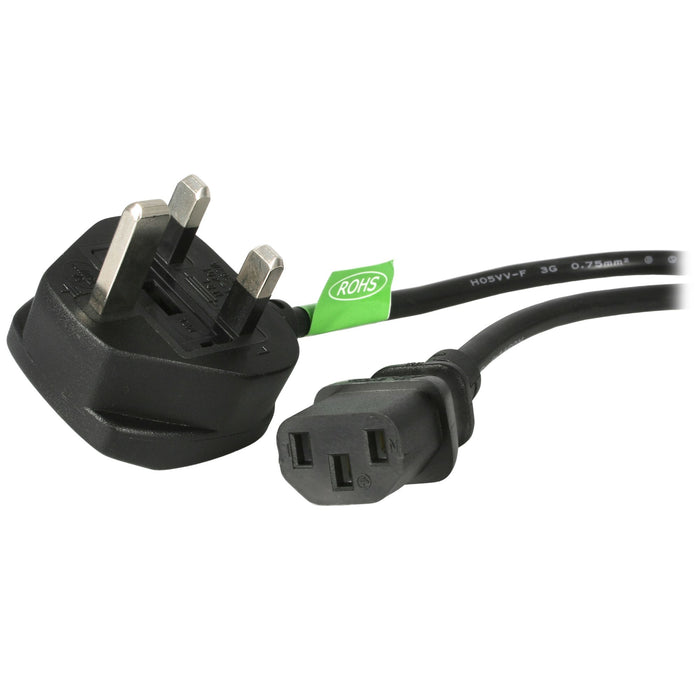 POWER CORD: 18AWG 10A 250V UK