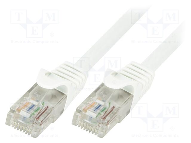 Logilink Patch Cable Cat.6 U/UTP white 20m EconLine