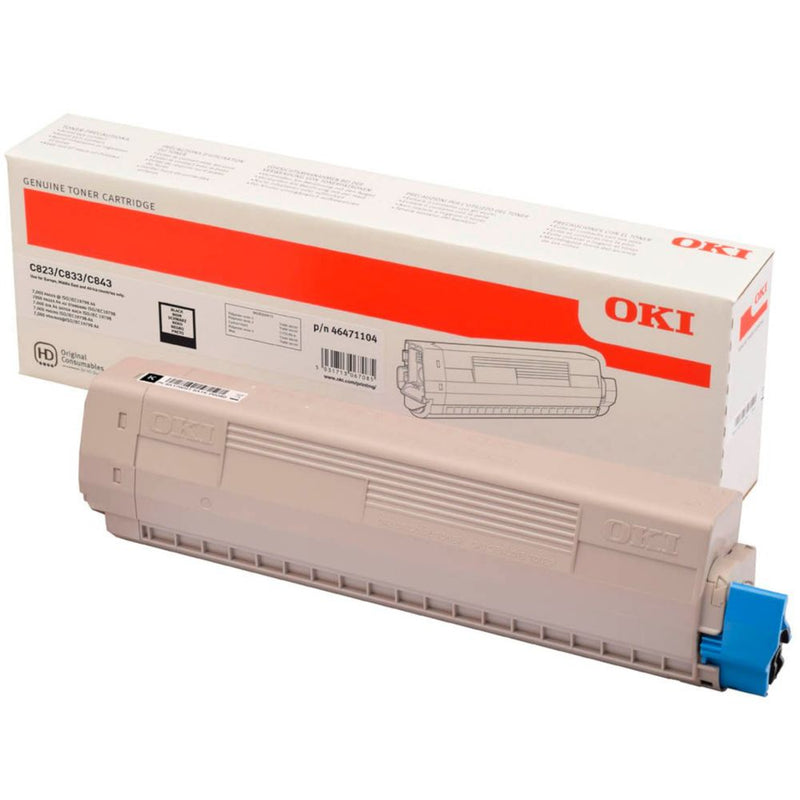 OKI C823 TONER BLACK ST (46471104)