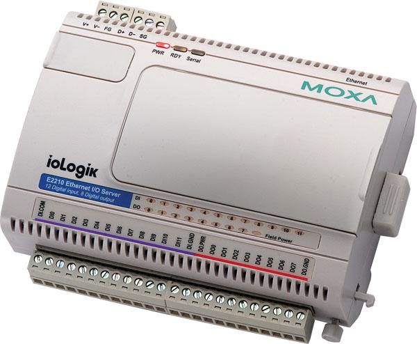 E2210, 12xDI+8xDO MODBUS/TCP,
