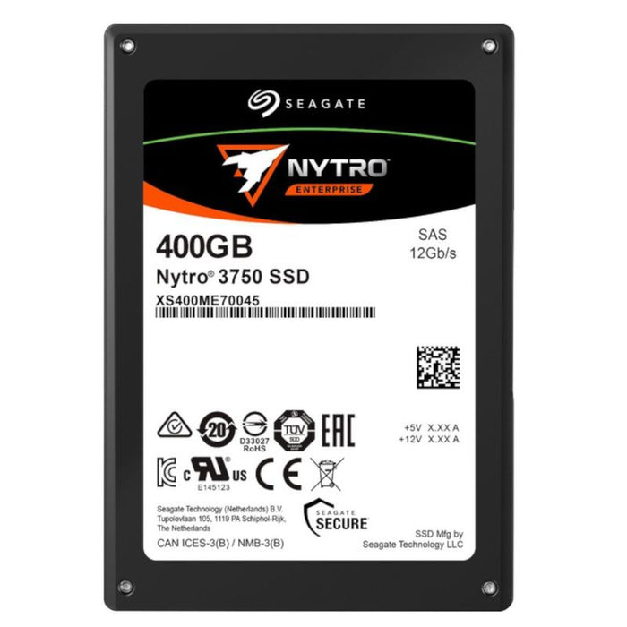 Seagate Nytro 3750 XS400ME70045 - SSD - Write Intensive - 400 GB - internal - 2.5" - SAS 12Gb/s